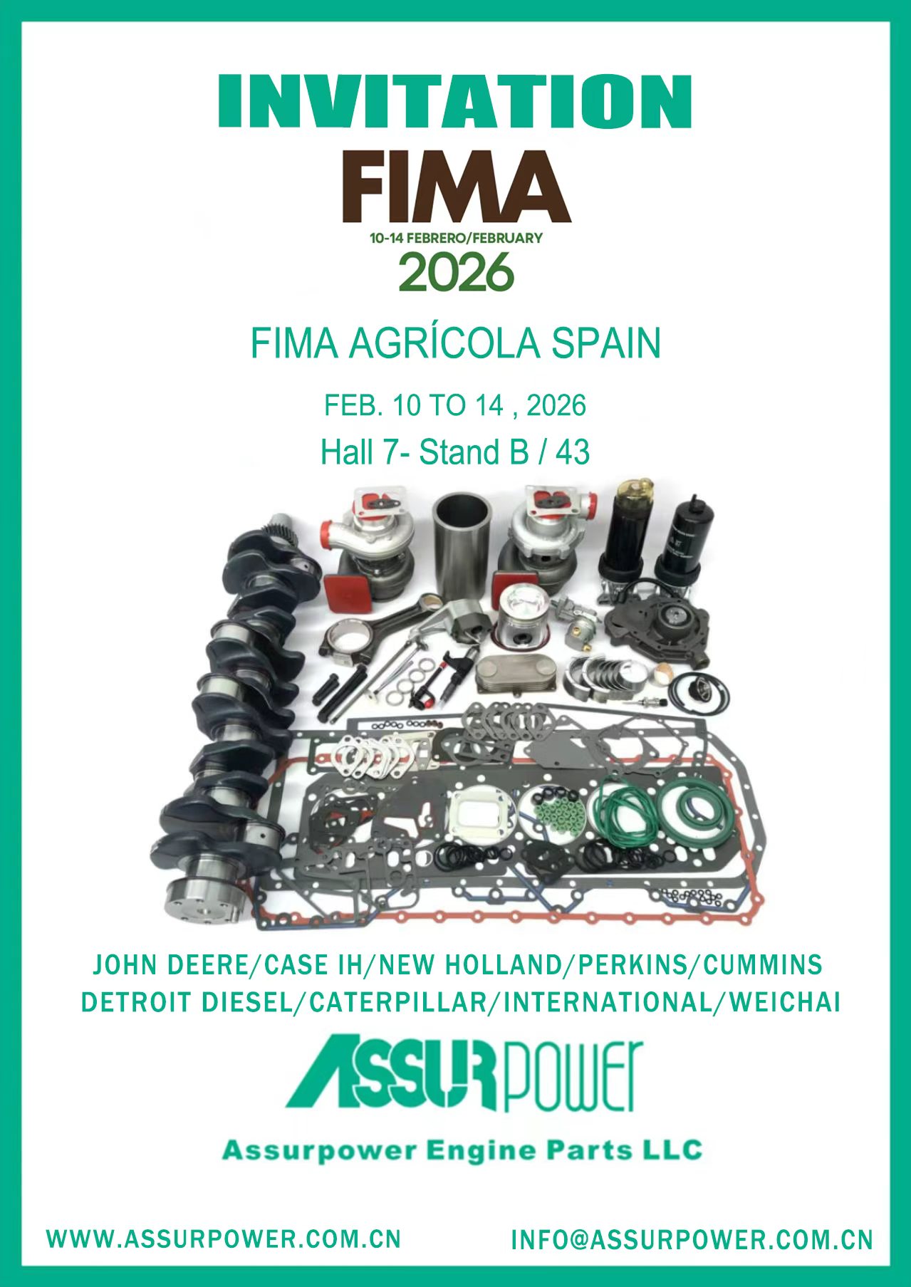 INVITATION <FIMA AGRICOLA SPAIN 2026>
